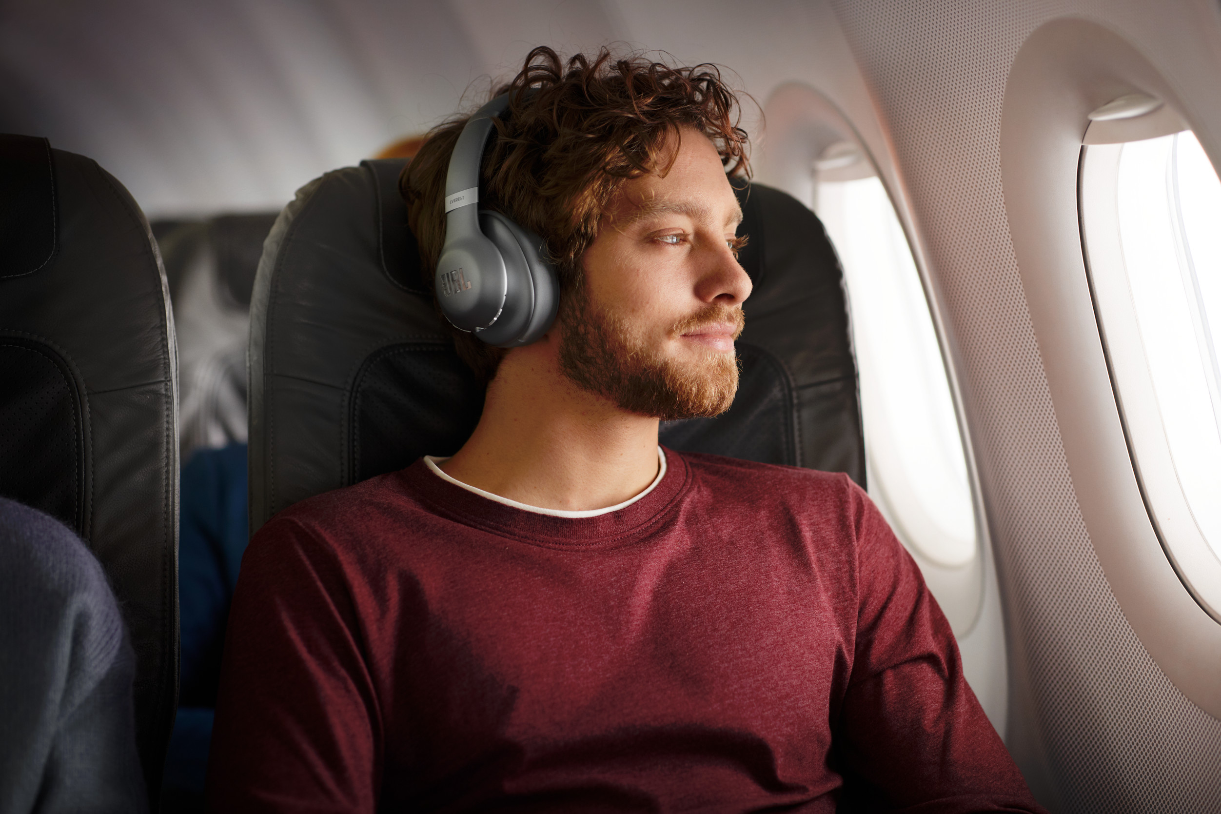 Passenger relaxed on board